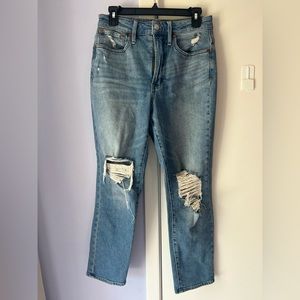 MADEWELL curvy perfect vintage jean